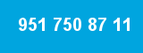 951 750 87 11 951 750 87 11